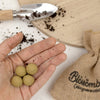 Geschenkbox klein "Dankeschön" mit 7 Samenbomben-Mix aus Garten- und Küchenkräutern