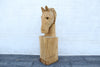 Holzskulptur Pferd
