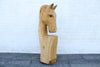 Holzskulptur Pferd