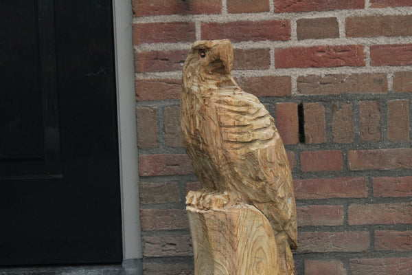 Holzskulptur Adler