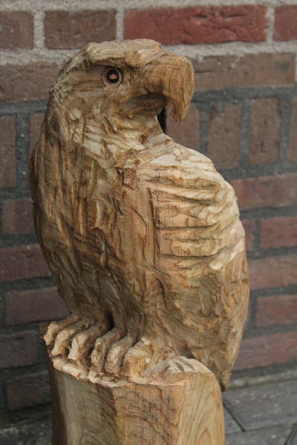 Holzskulptur Adler