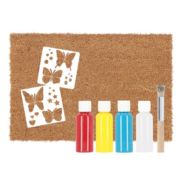 PIY Set Fußmatte Schmetterlinge