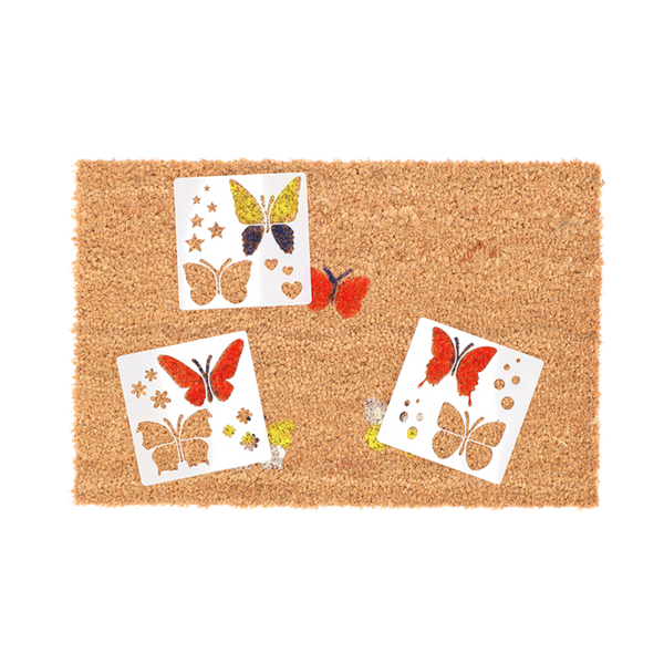 PIY Set Fußmatte Schmetterlinge