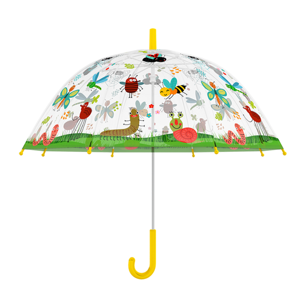 Kinderregenschirm transparente Insekten