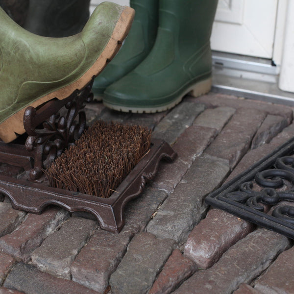 Fußfeger mit Schuhschaber