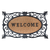 Fußmatte Gummi/Kokos "Welcome"