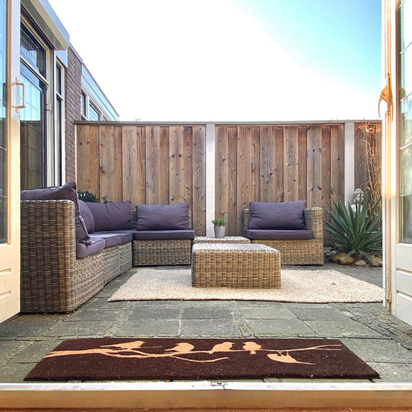 Fußmatte Kokos Vögel Zweig Arsch breit (1 Stück)