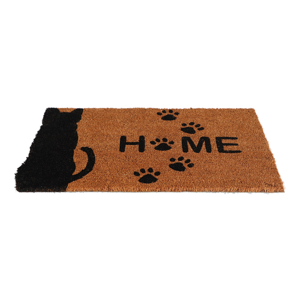 Fußmatte Kokosnusskatze nach Hause