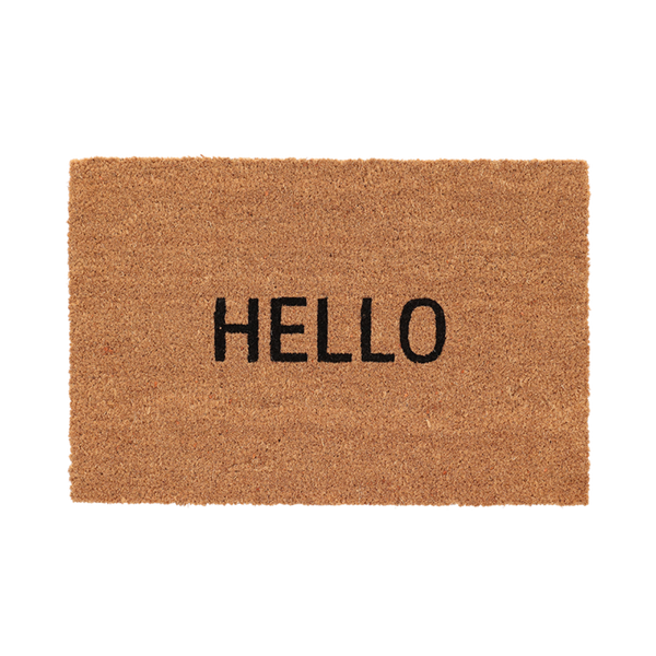 Fußmatte Kokos "Hallo"