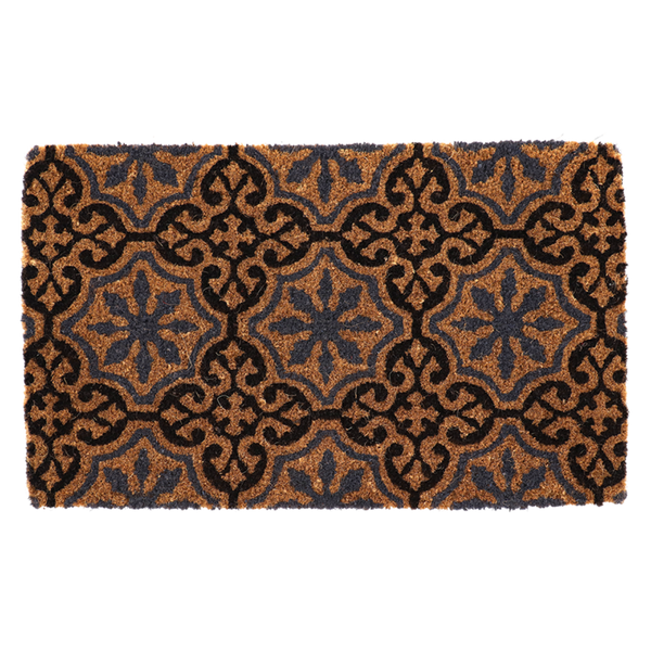 Fußmatte Kokos Rosetten