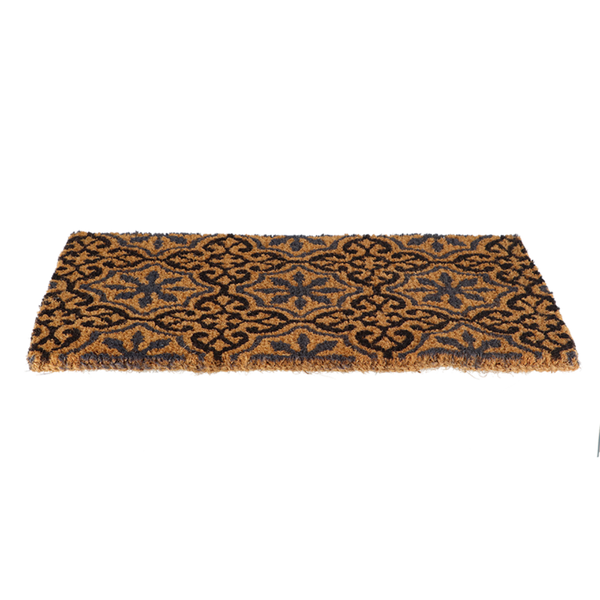 Fußmatte Kokos Rosetten