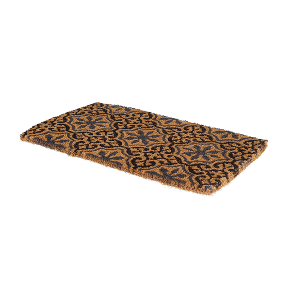 Fußmatte Kokos Rosetten