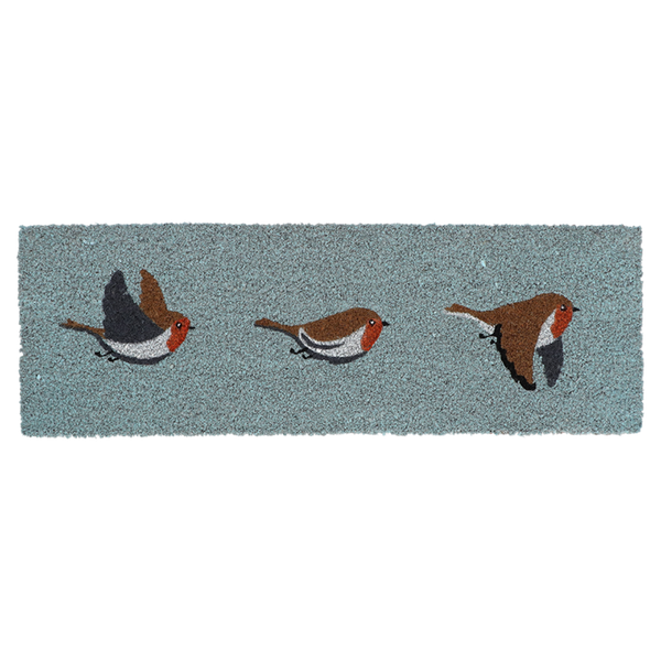 Fußmatte Kokosnuss Rotkehlchen S