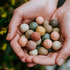 Small Gift Box "Lieve Juf" met 7 bloembommetjes