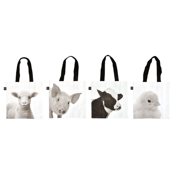 Nutztiere einsacken