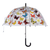 Transparenter Schmetterlingsschirm