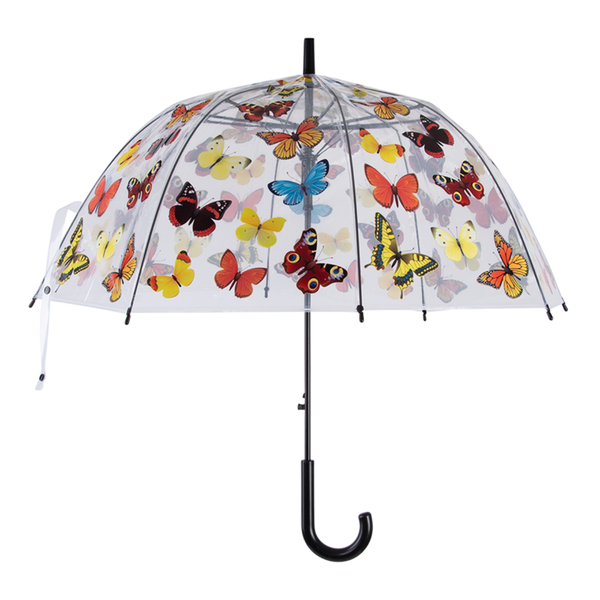 Transparenter Schmetterlingsschirm