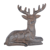 Liegender Hirsch aus Gusseisen