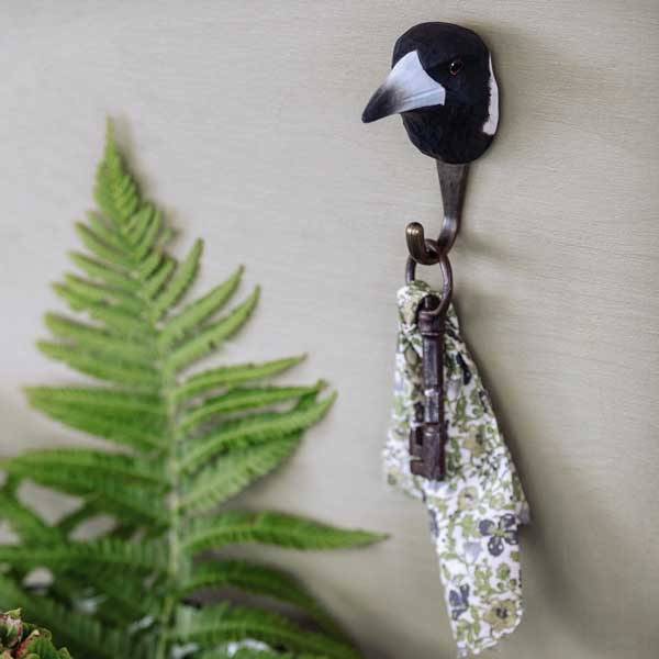 Wildlife Garden – Kleiderhaken „Australian Magpie“