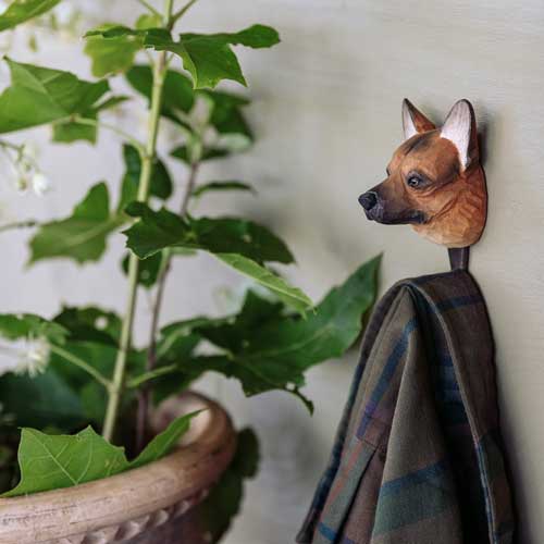 Wildlife Garden – Kleiderhaken mit deutschem Schäferhund