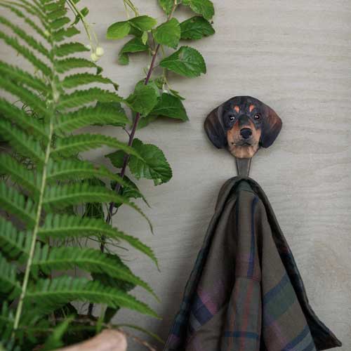 Wildlife Garden - Kleiderhaken mit Dackelmotiv