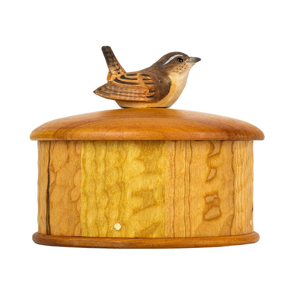 Houten kistje - Winterkoning