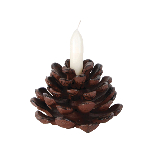 Tannenzapfen Leuchter L