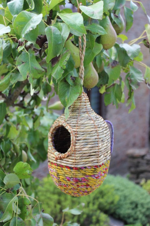 Fair Trade Vogelhaus Shesali handgeflochten | Wildlifeworld