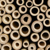 Essential bijenhotel fibrous grey – insectenhotel voor solitaire bijen | Duurzaam gerecycled kunststof & weerbestendig