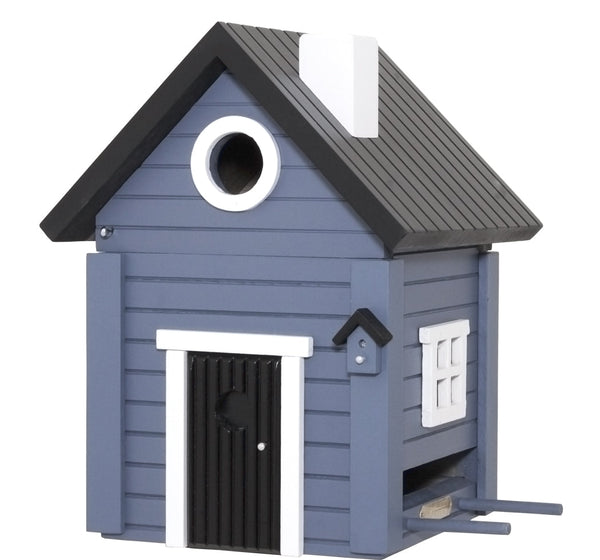 Vogelhaus Blåt Hus 2-in-1 Lärchenholz | Wildlife Garden