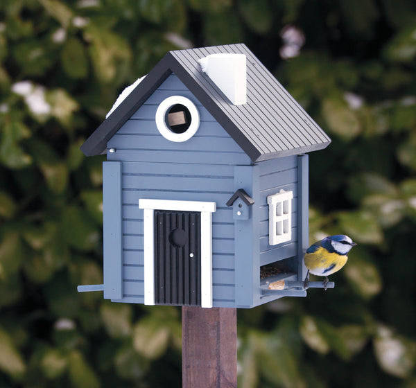 Vogelhaus Blåt Hus 2-in-1 Lärchenholz | Wildlife Garden