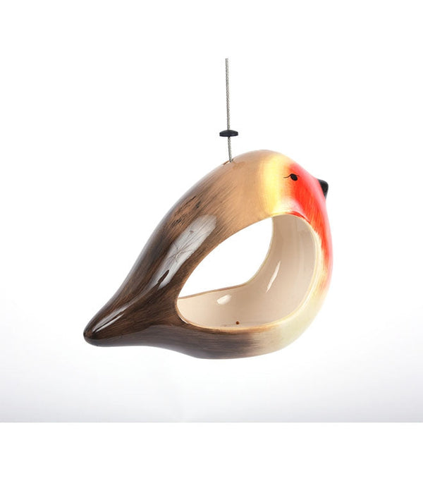 Robin Feeder aus Keramik