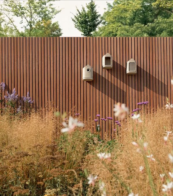 Cosy vogelhuisje paddenstoel beige – nestkast voor koolmezen & pimpelmezen | Duurzaam gerecycled kunststof & weerbestendig