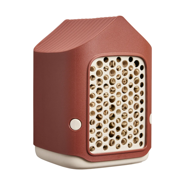 Cosy insectenhotel Toscaans rood – voor solitaire bijen, lieveheersbeestjes & gaasvliegen | Duurzaam gerecycled kunststof