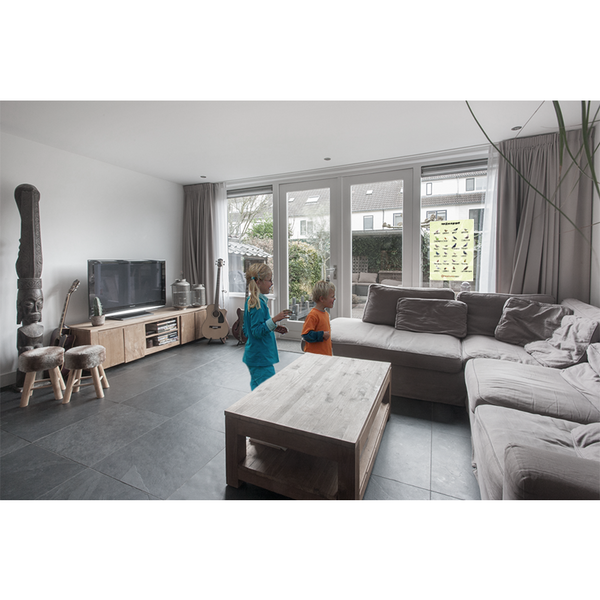 Vogel-Streifen-Poster