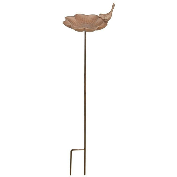 Vogeltränke aus Gusseisen auf Stift groß