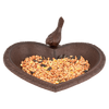 Vogeltränkenherz aus Gusseisen