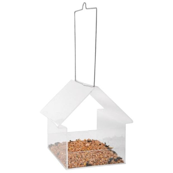 Acryl Hängefuttertisch transparent