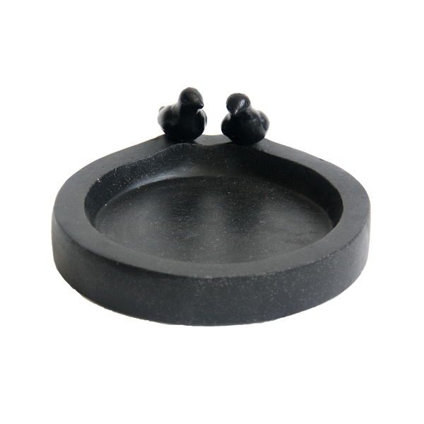 Vogeltränke Terrazzo rund