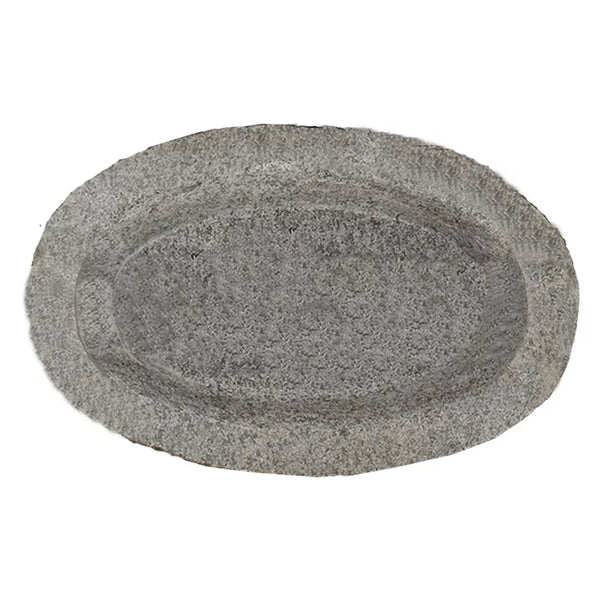 Vogelbad Granit oval