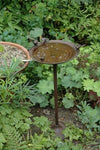 Vogelbad op Hoge Voet 60cm – Gietijzer Antiek Roestbruin | Esschert Design – foto 2