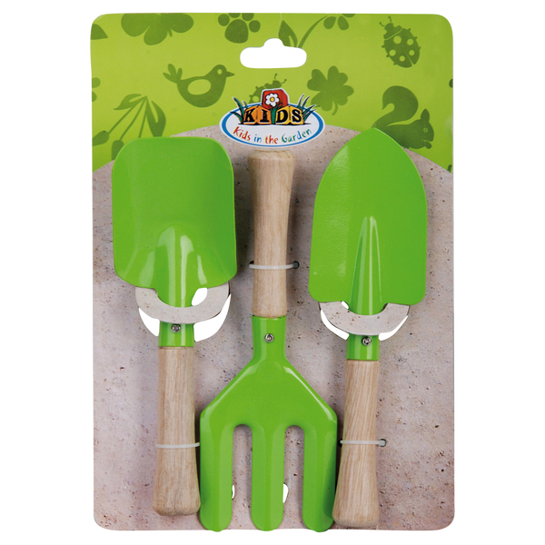 Kinderwerkzeugset 3-teilig grün