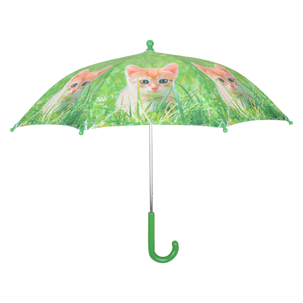 Kinder Regenschirm Welpen und Kätzchen Arsch.