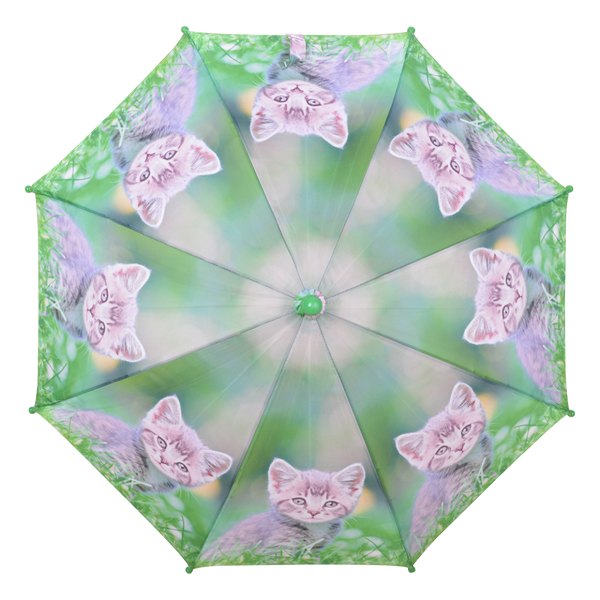 Kinder Regenschirm Welpen und Kätzchen Arsch.