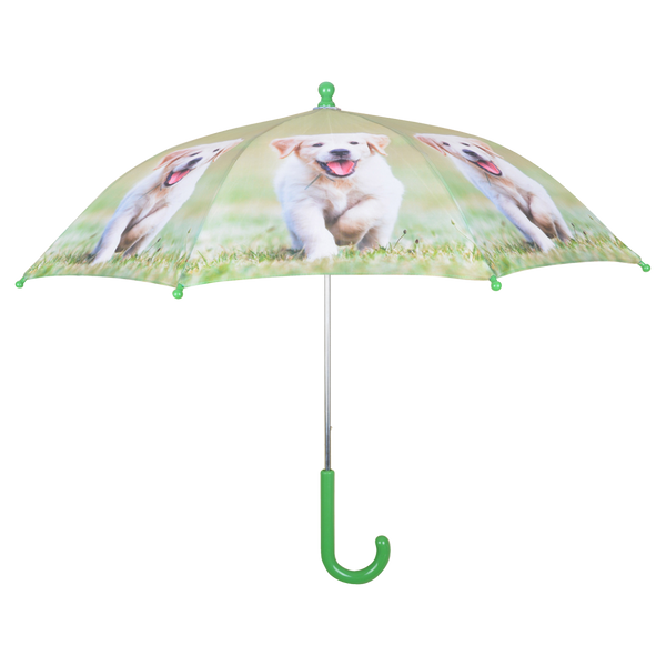 Kinder Regenschirm Welpen und Kätzchen Arsch.