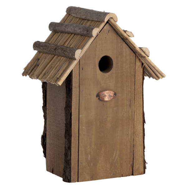 Esschert Design - Kohlmeisennistkasten mit Reetdach