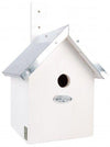 Vogelhäuschen Blaumeise weiß