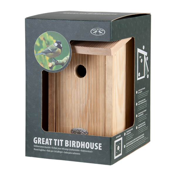 Koolmees Nestkast in Cadeaudoos | Esschert Design – foto 7