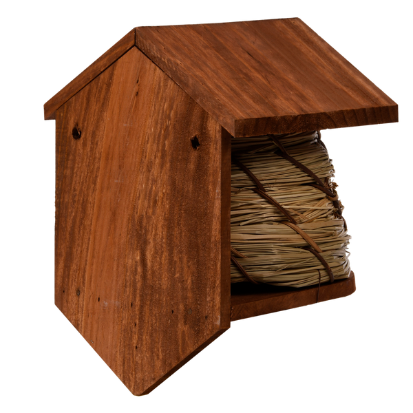 Vogelhaus Bienenkorbform Fichtenholz und Schilf | Esschert Design
