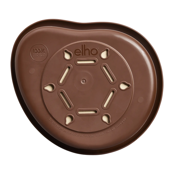 Organic bijenhotel kastanje bruin – insectenhotel voor solitaire bijen | Duurzaam gerecycled kunststof & weerbestendig